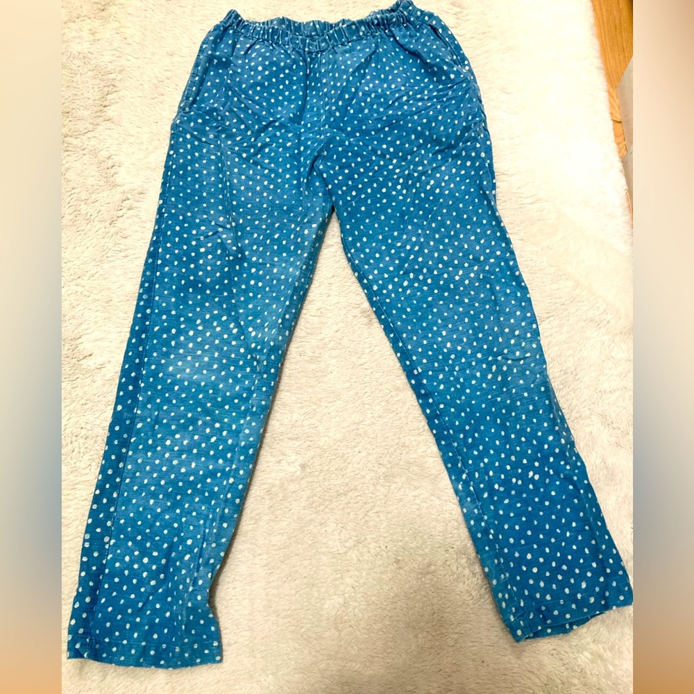 PO-EM pants 100% handwoven cotton. Block printed by hand